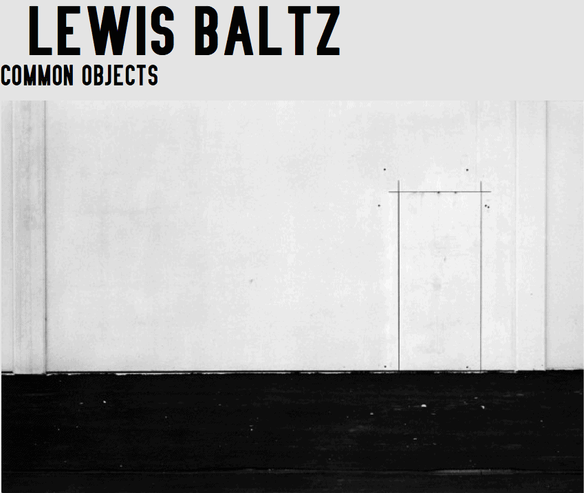 Lewis Baltz, Mission Viejo, 1968