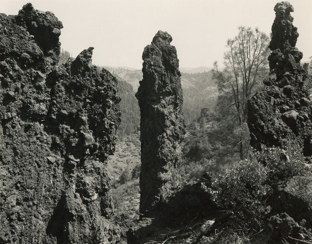 Three rock spires rising out of the earth, Mark Ruwedel, Pictures of Hell