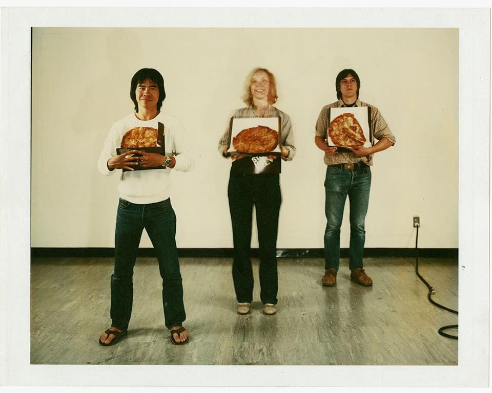 John Divola, Different Size Pizza for Different Size People, 1980