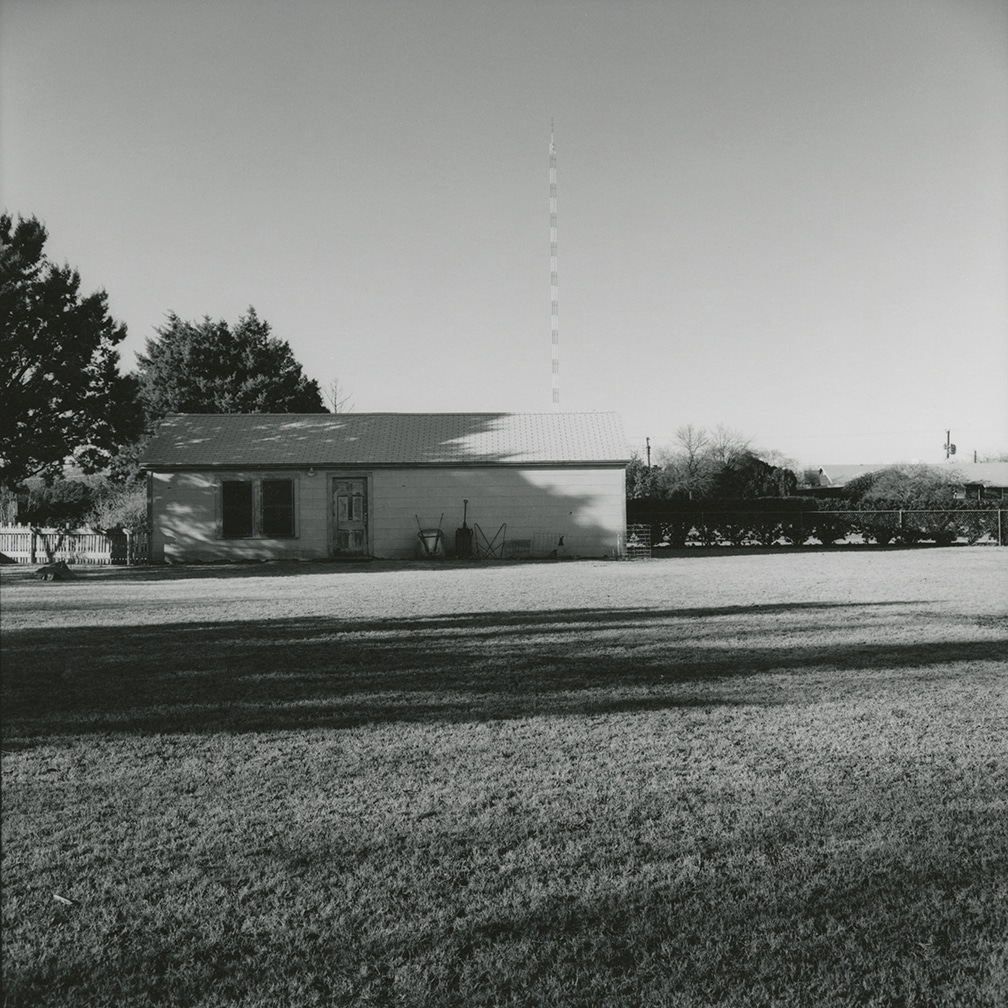 Backyard and garage of 2201 Wenonah, looking north – Wichita Falls, Texas, 1972/1974